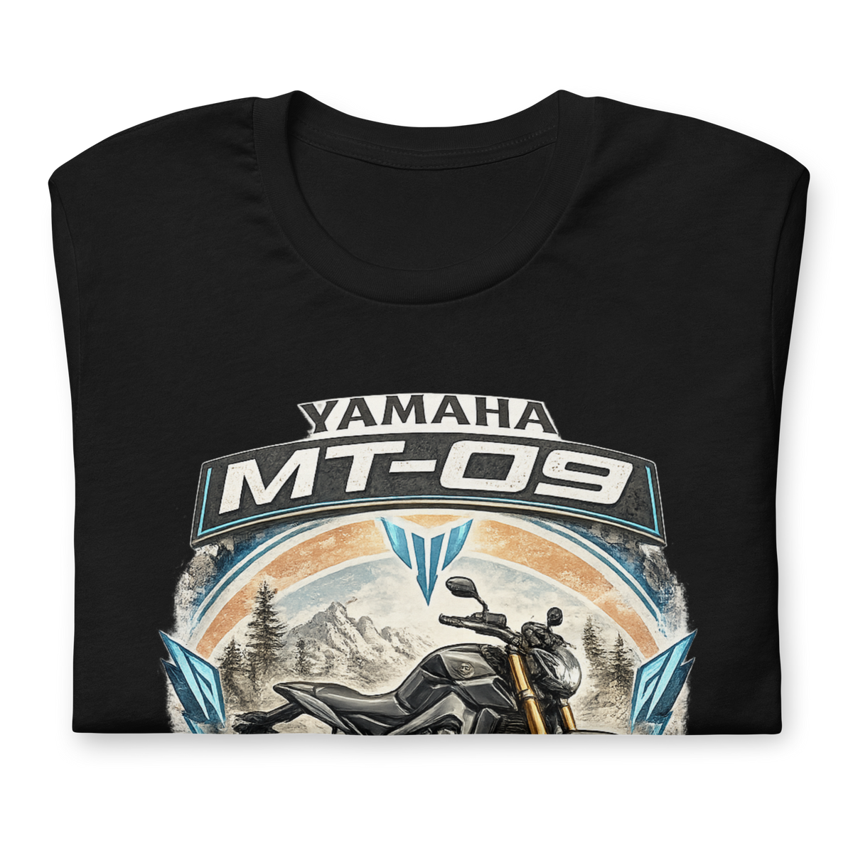 MT-09 Hyper Naked Yamaha Motorcycle Graphic Tee black shirt product image