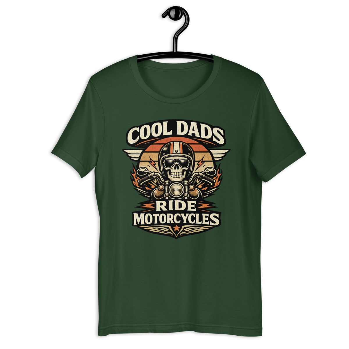 Biker motorcycle graphic t-shirt product image