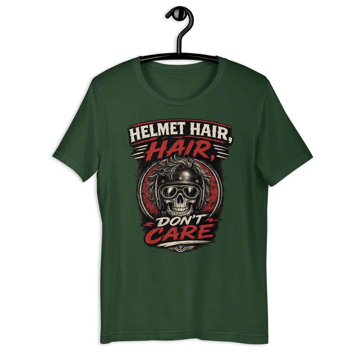 Biker motorcycle graphic t-shirt product image