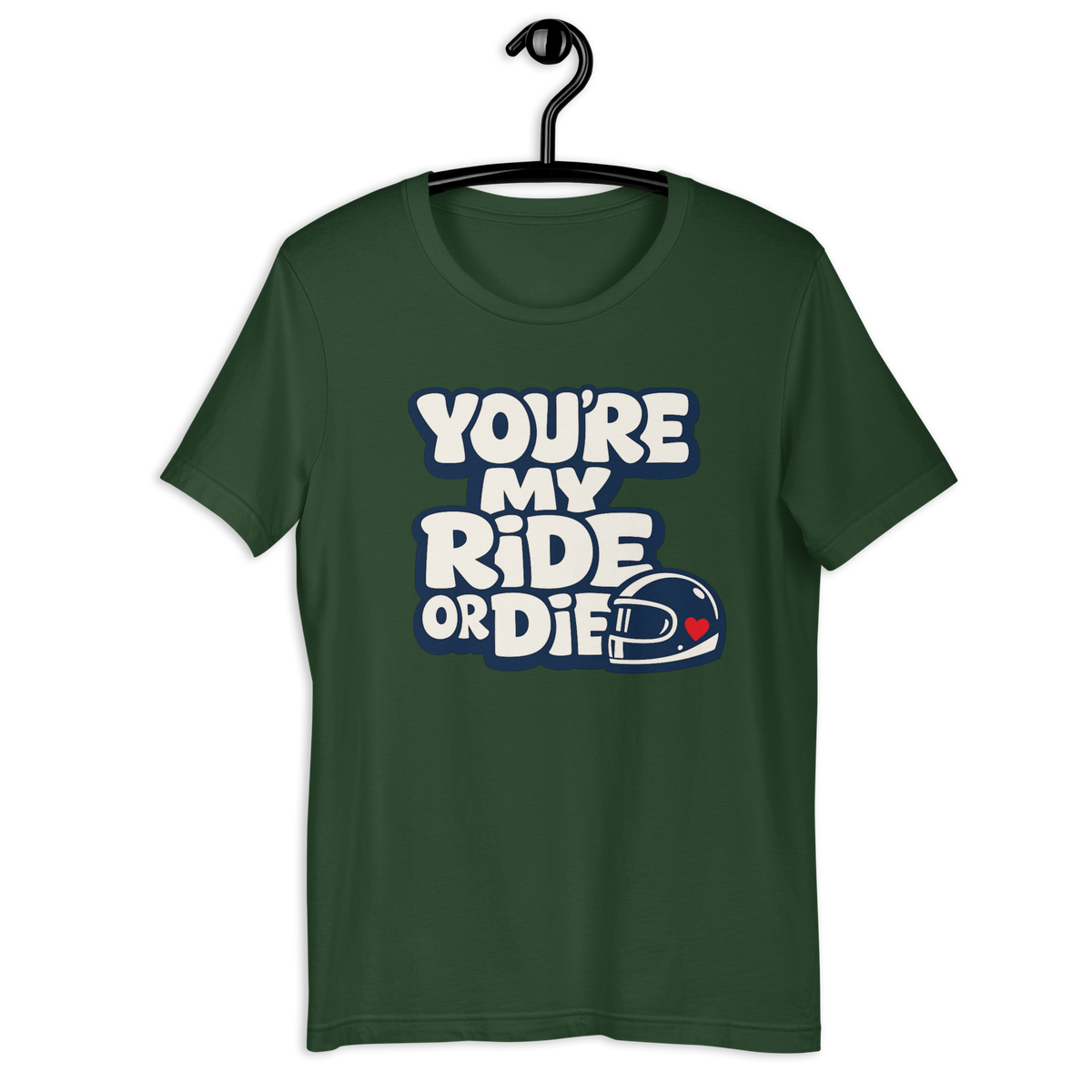 Unisex You're My Ride Or Die Funny Motorcycle Graphic Tee product image