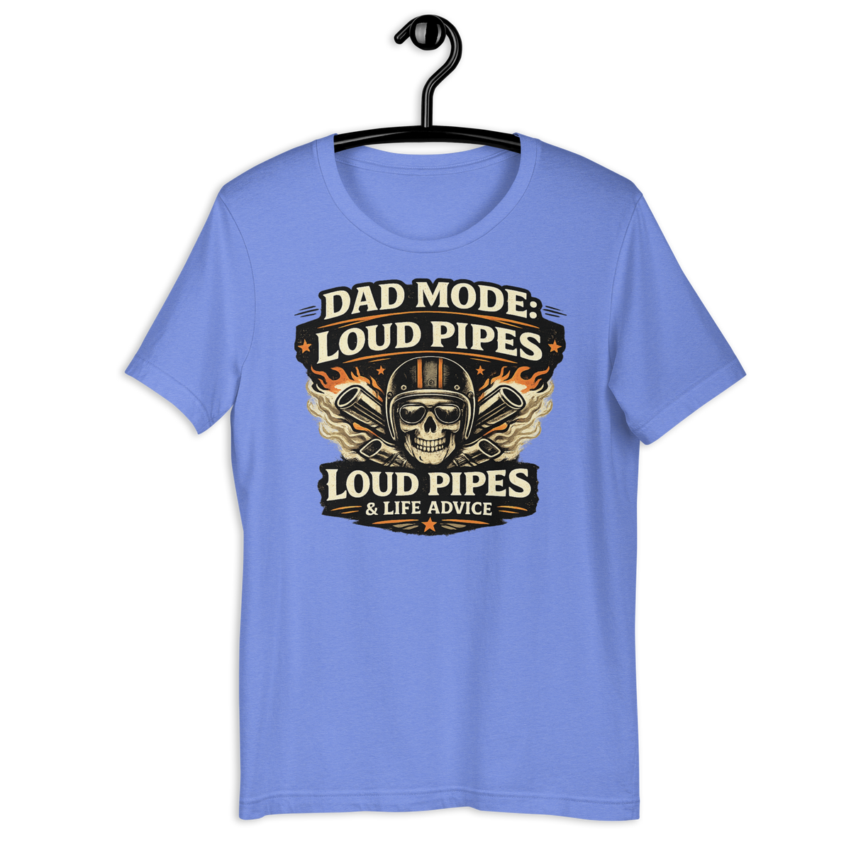 Biker motorcycle graphic t-shirt product image