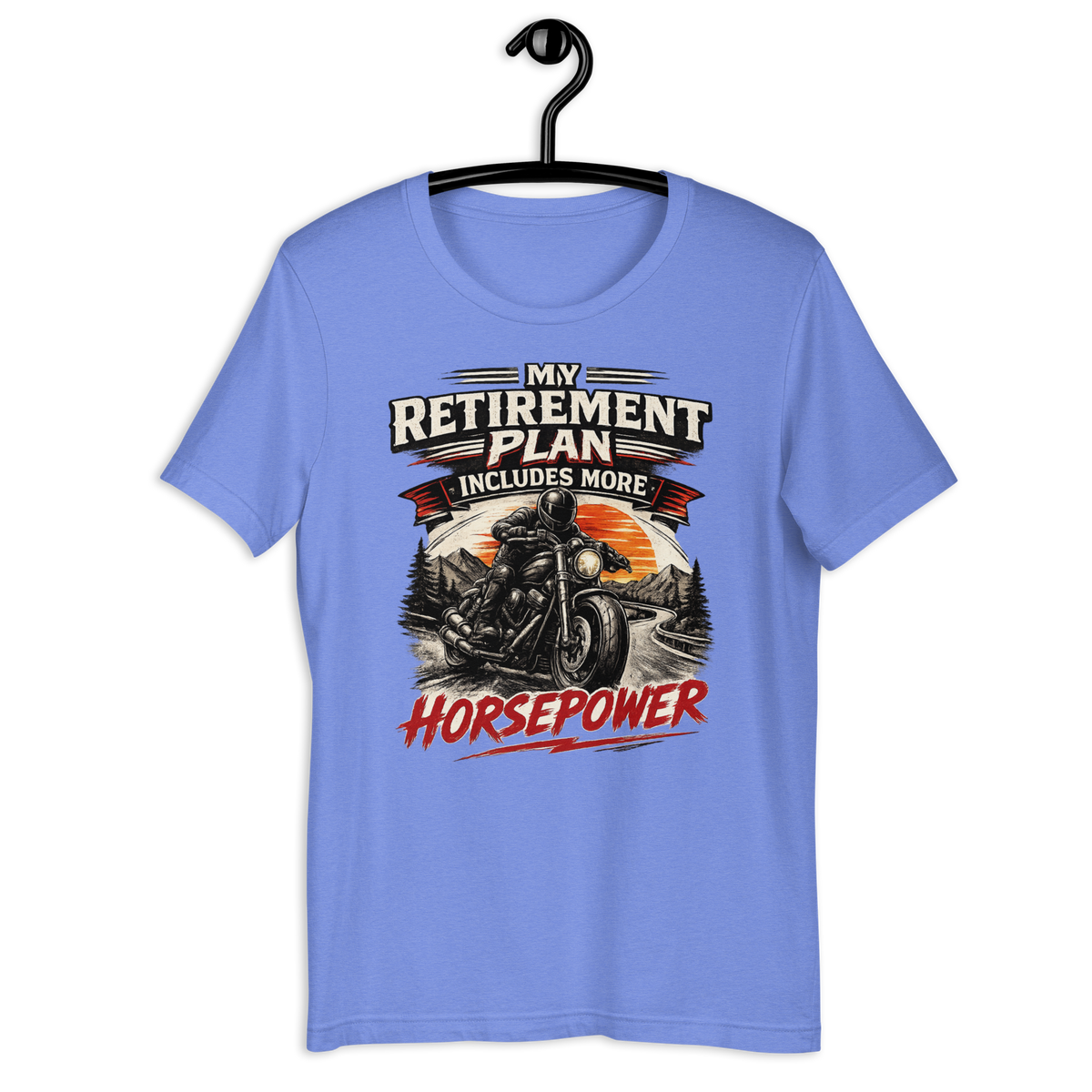 Biker motorcycle graphic t-shirt product image