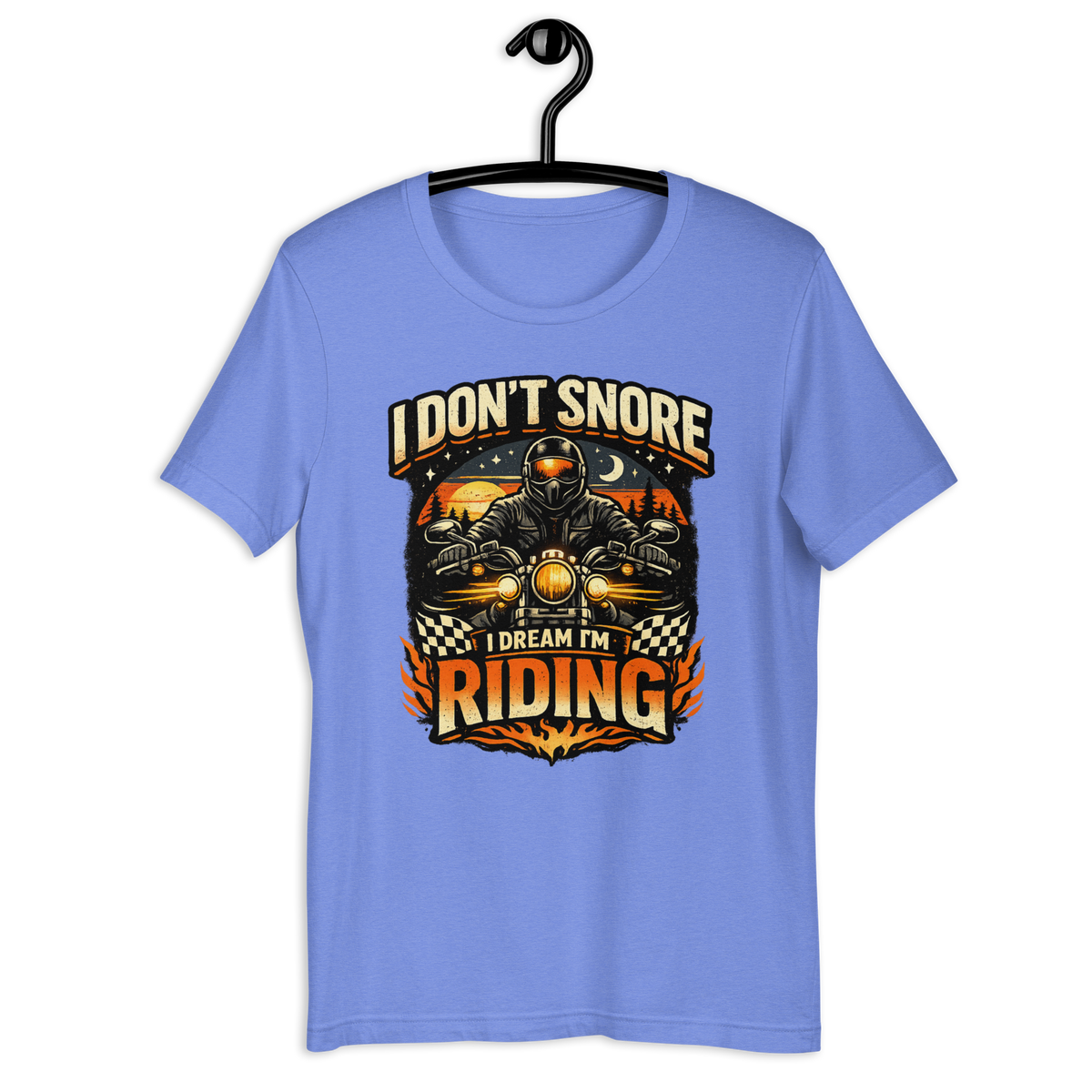Biker motorcycle graphic t-shirt product image