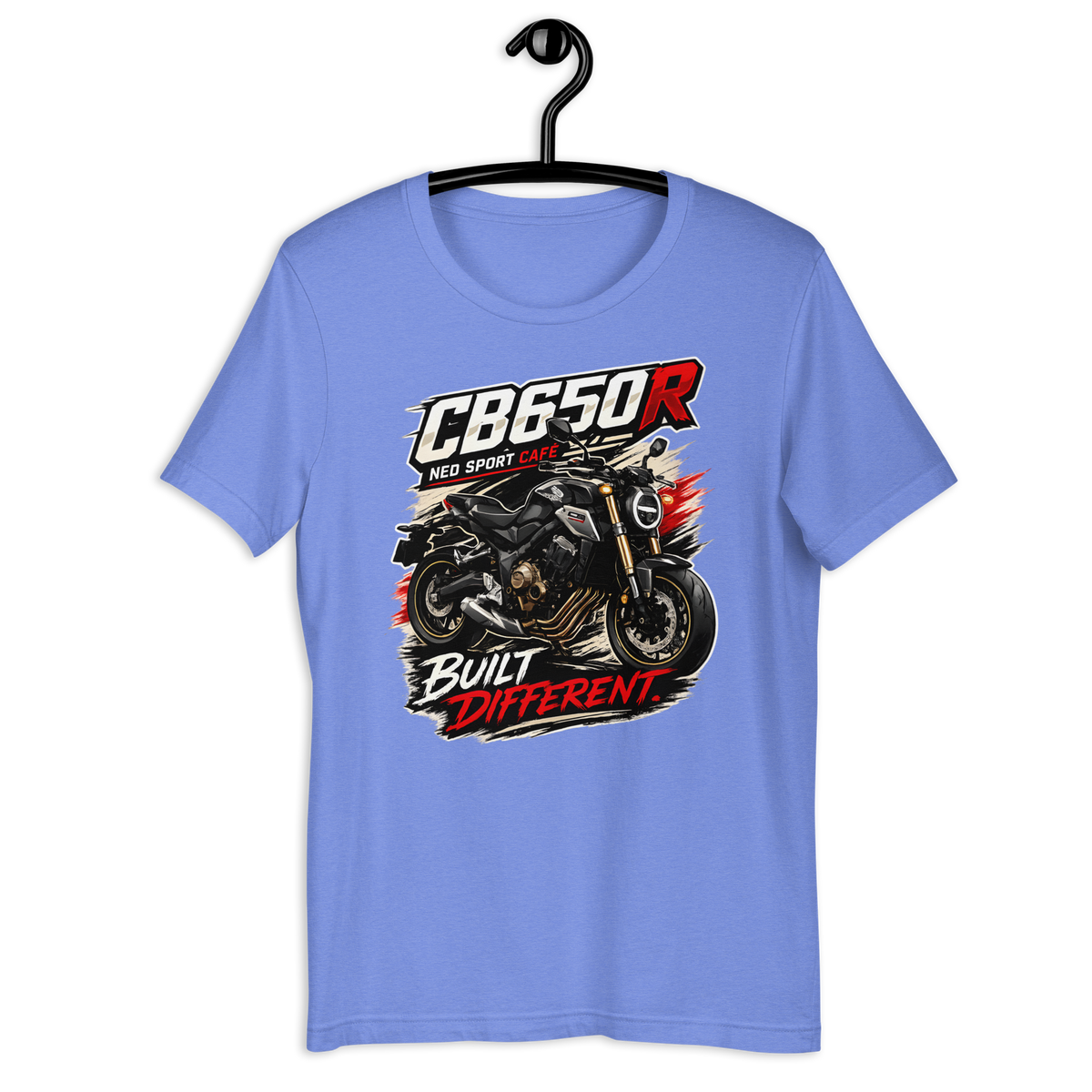 Unisex CB650R Built Different Honda Motorcycle Graphic Tee product image
