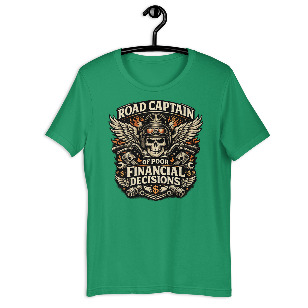 Biker motorcycle graphic t-shirt product image