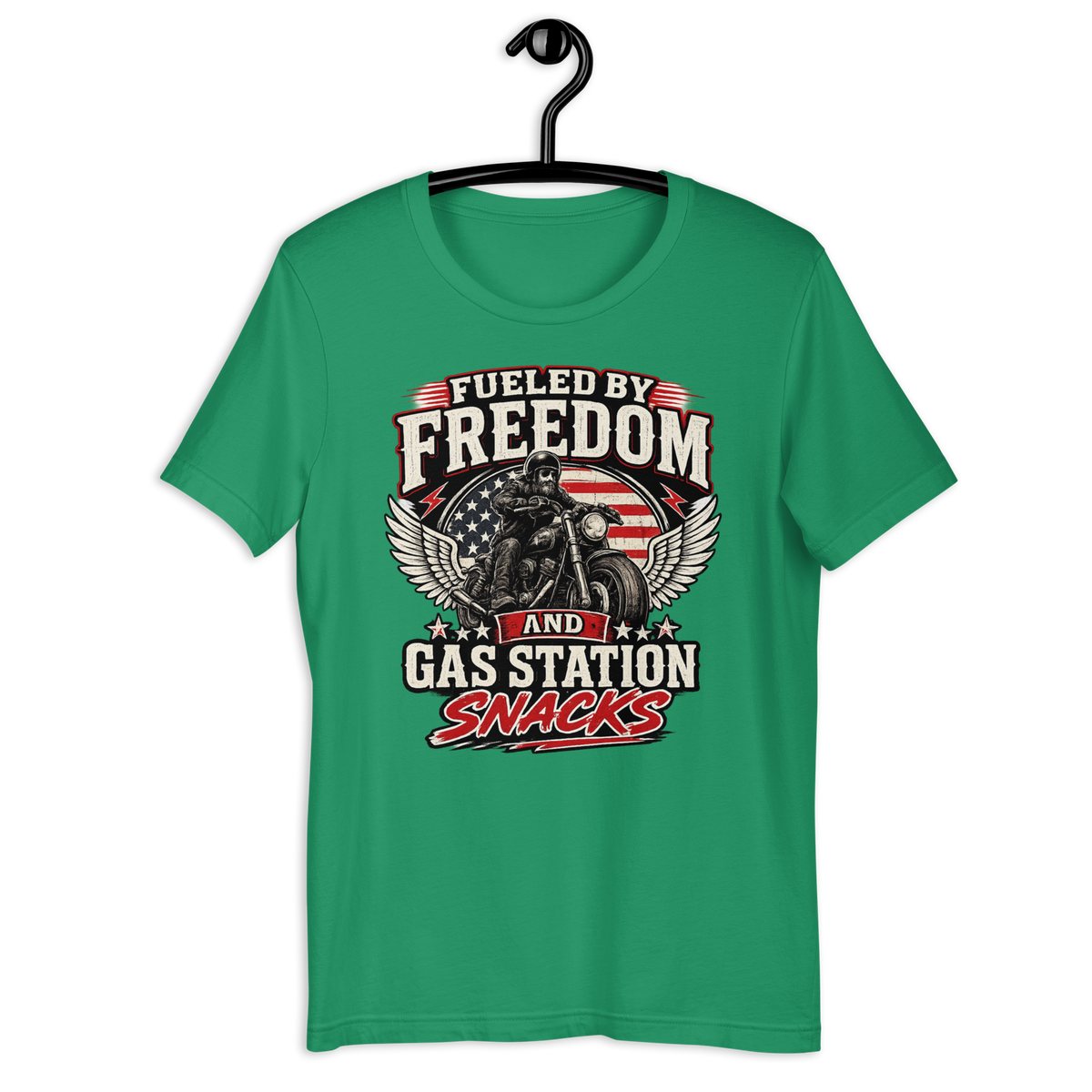 Biker motorcycle graphic t-shirt product image