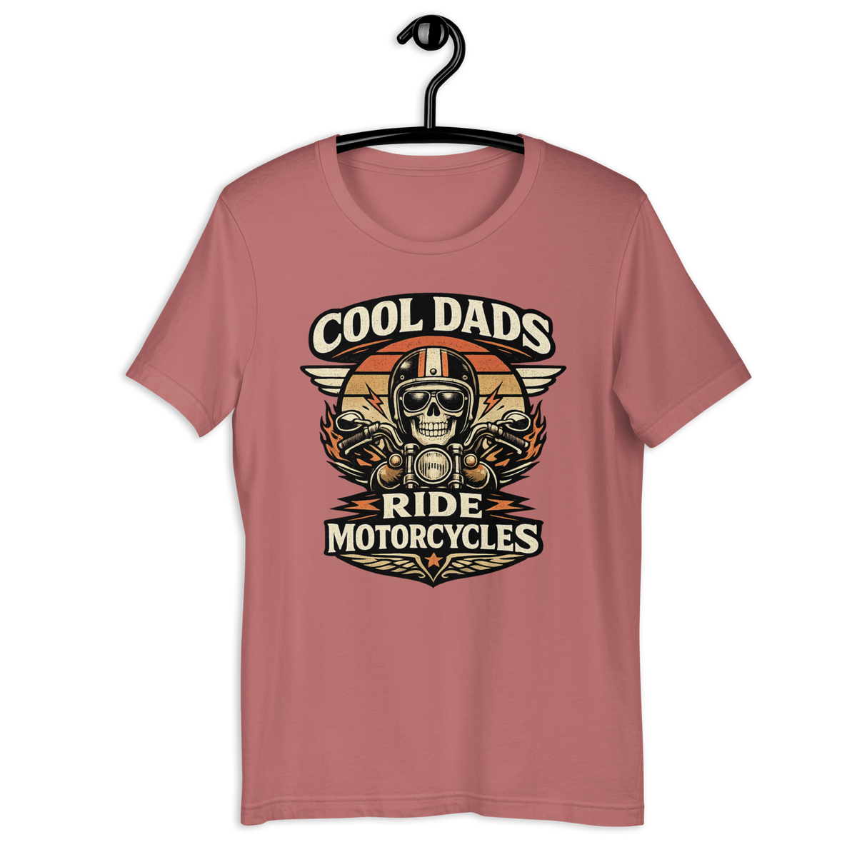 Biker motorcycle graphic t-shirt product image
