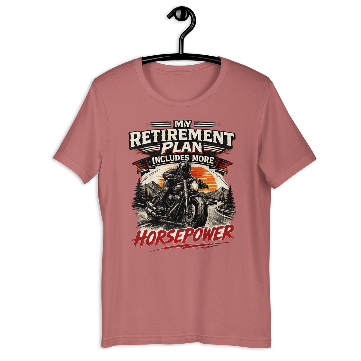 Biker motorcycle graphic t-shirt product image