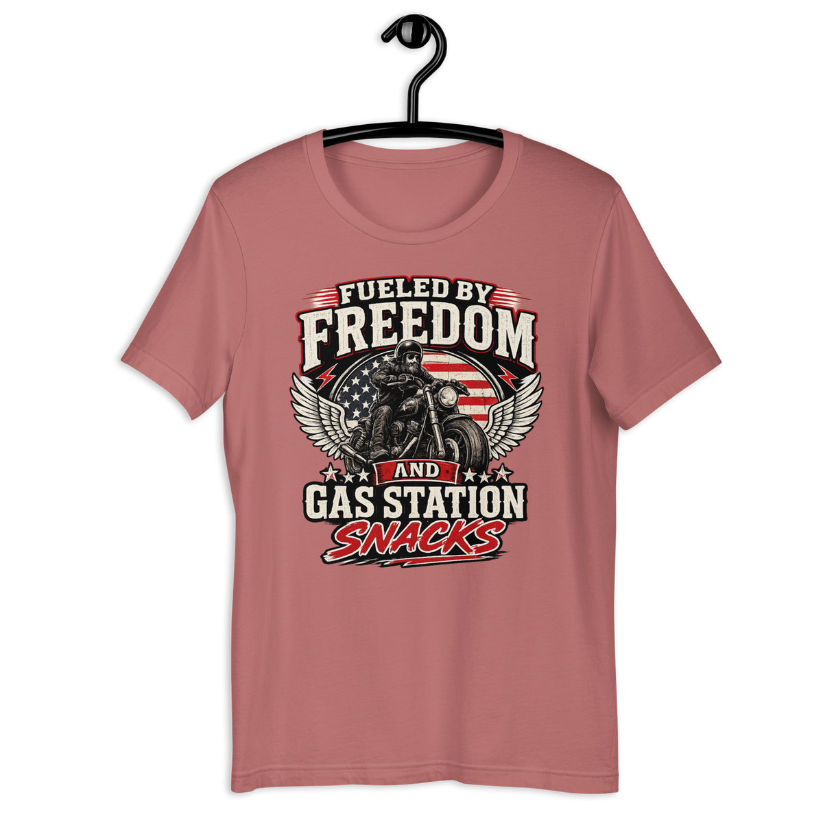 Biker motorcycle graphic t-shirt product image