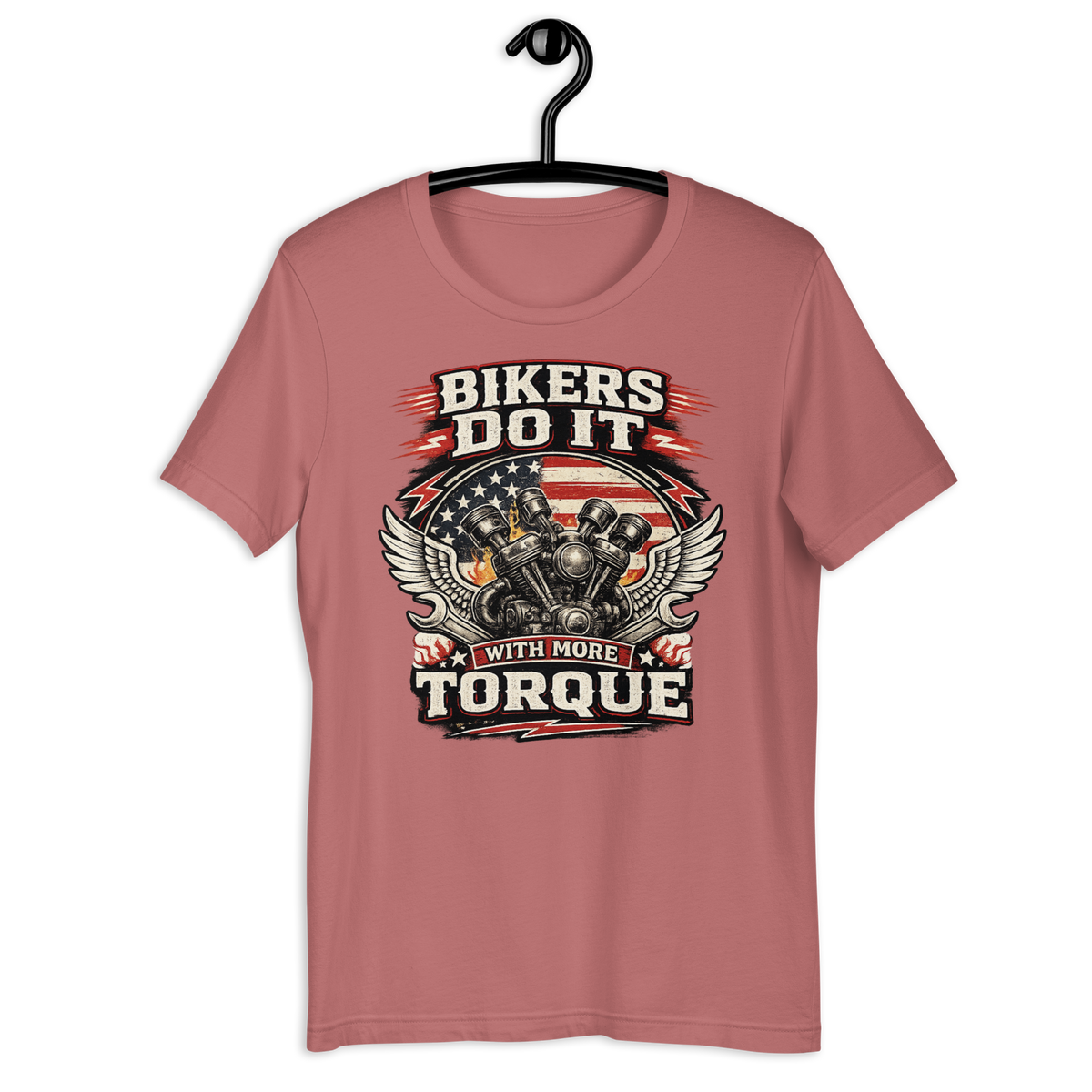 Biker motorcycle graphic t-shirt product image
