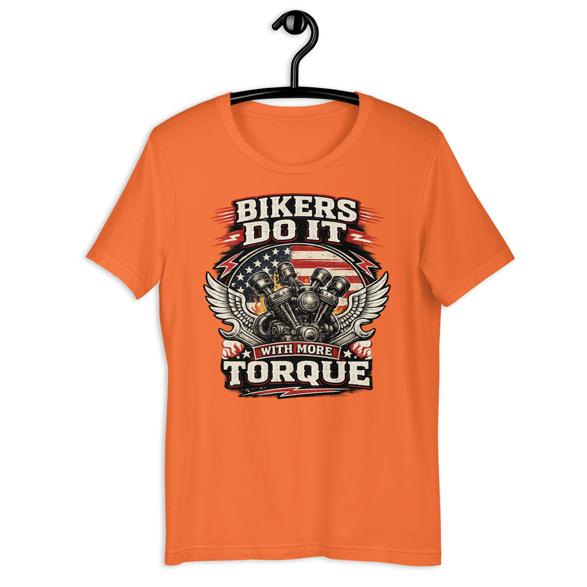Biker motorcycle graphic t-shirt product image