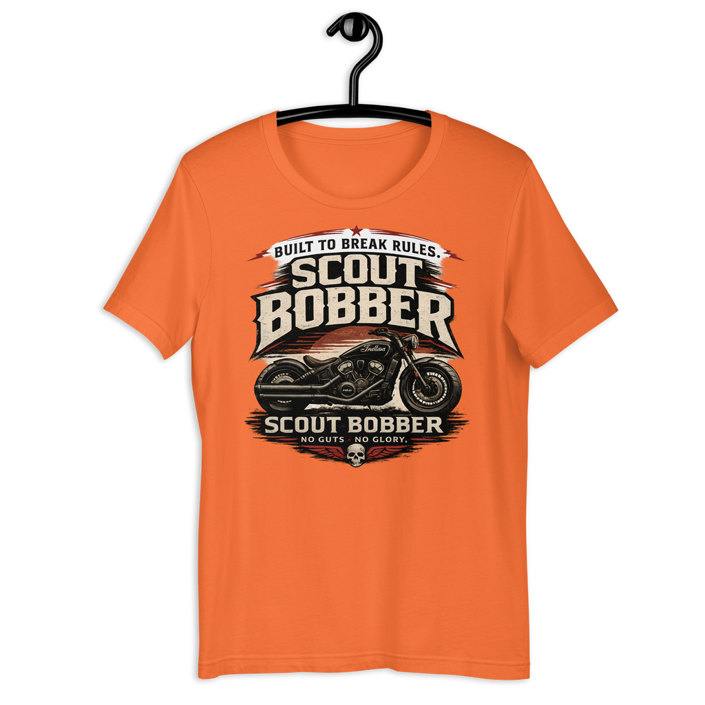Biker motorcycle graphic t-shirt product image