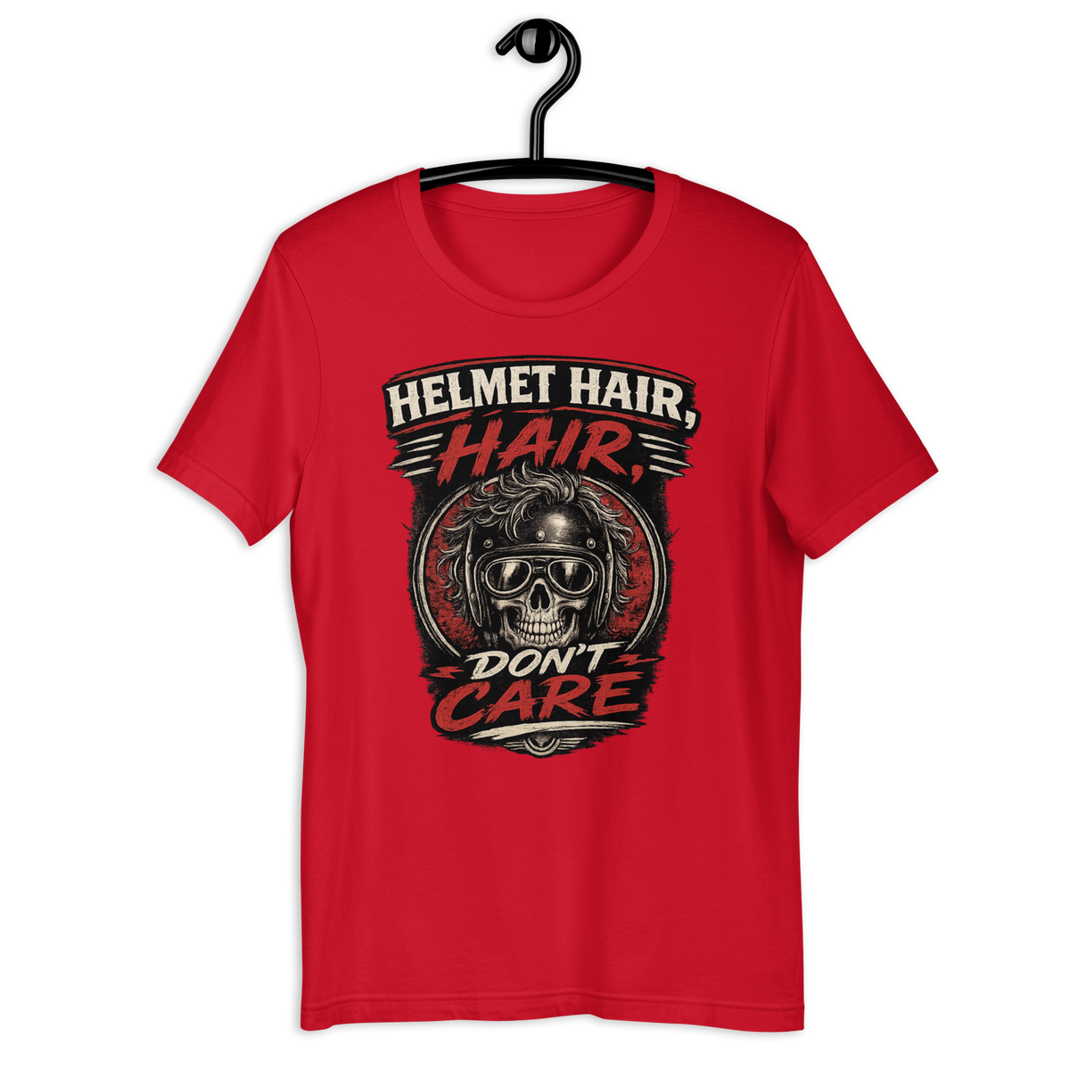 Biker motorcycle graphic t-shirt product image