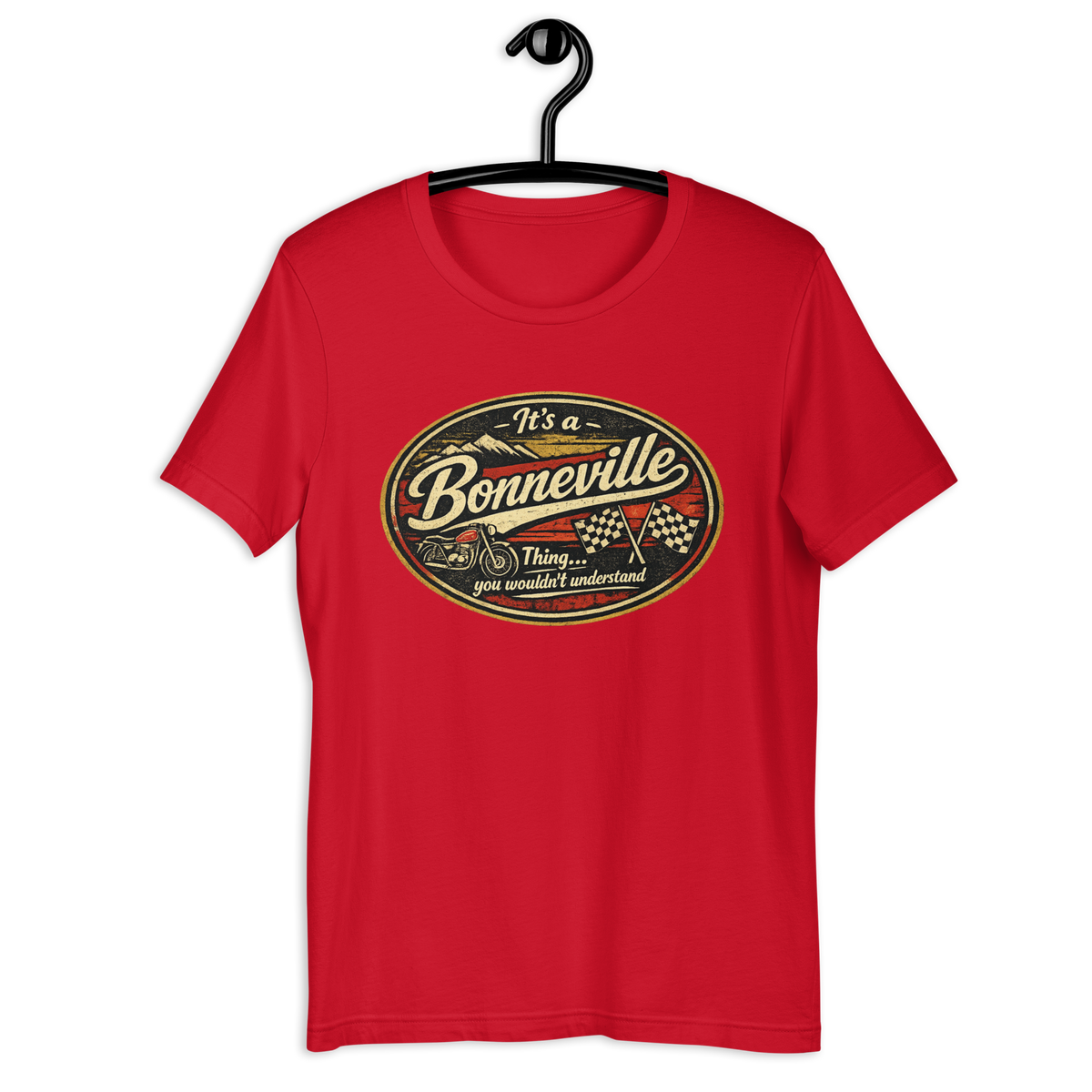 Unisex It's A Bonneville Thing Vintage Motorcycle Graphic Tee product image