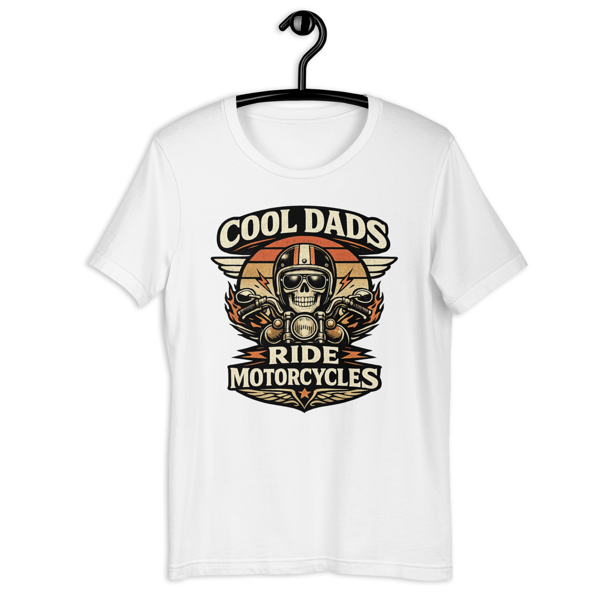 Biker motorcycle graphic t-shirt product image