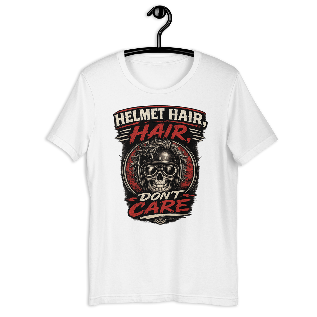 Biker motorcycle graphic t-shirt product image