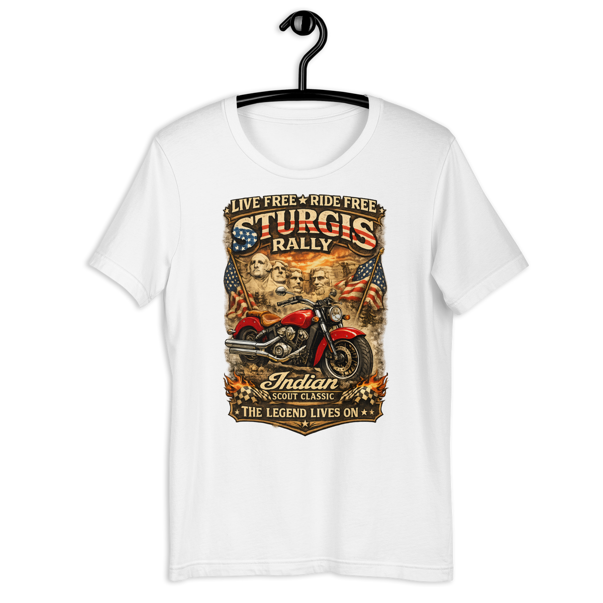 Motorcycle graphic tee t-shirt mockup image 86