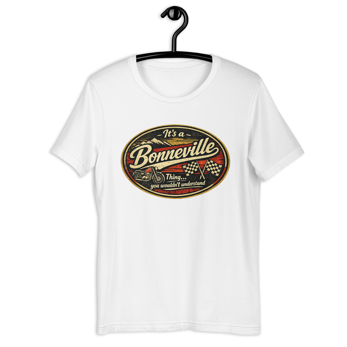 Unisex It's A Bonneville Thing Vintage Motorcycle Graphic Tee product image