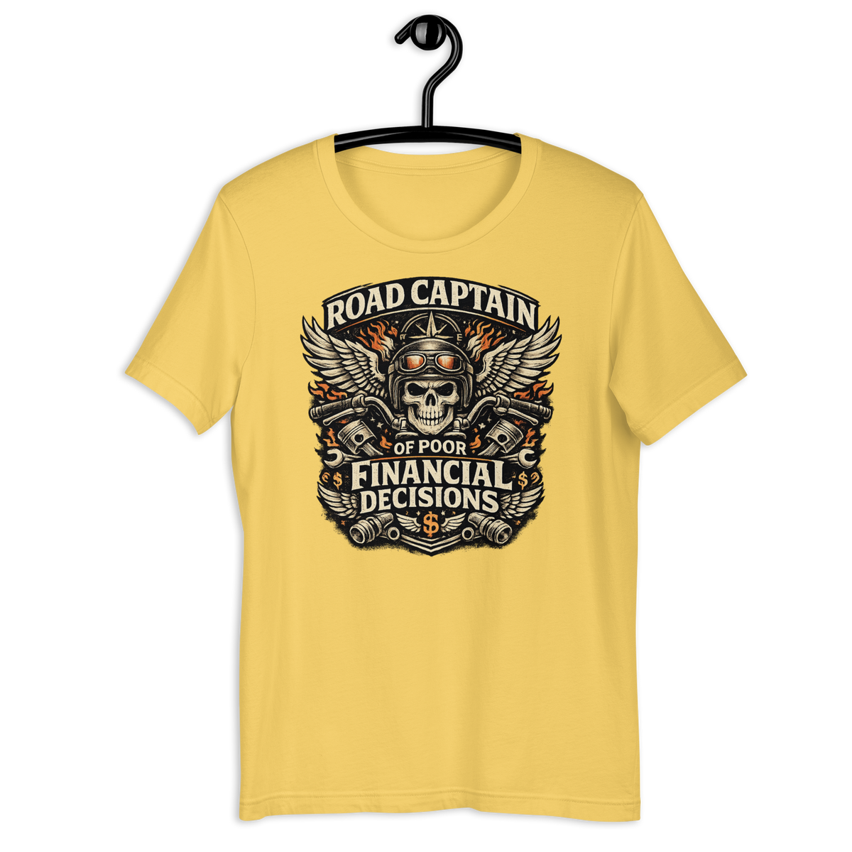 Biker motorcycle graphic t-shirt product image