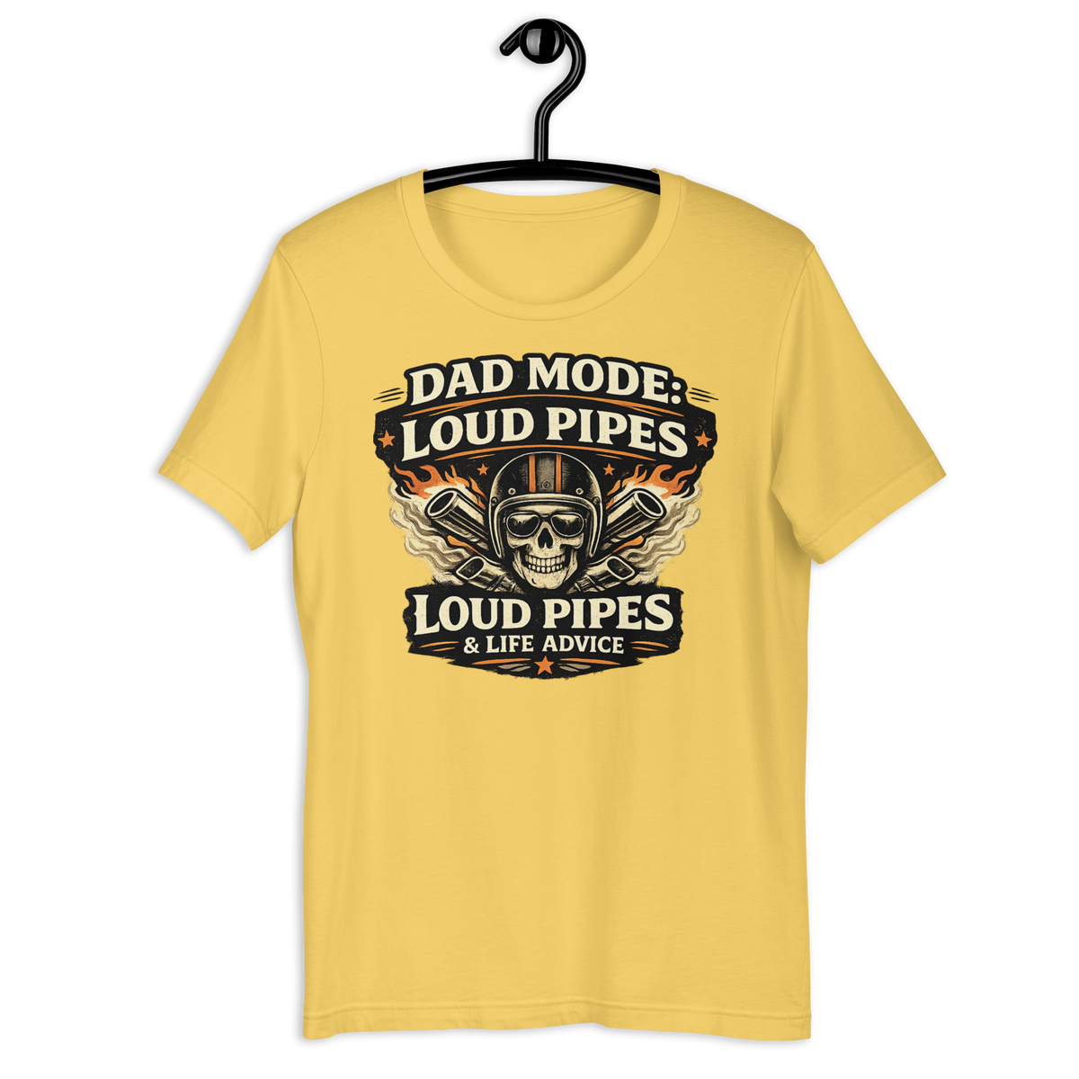 Biker motorcycle graphic t-shirt product image