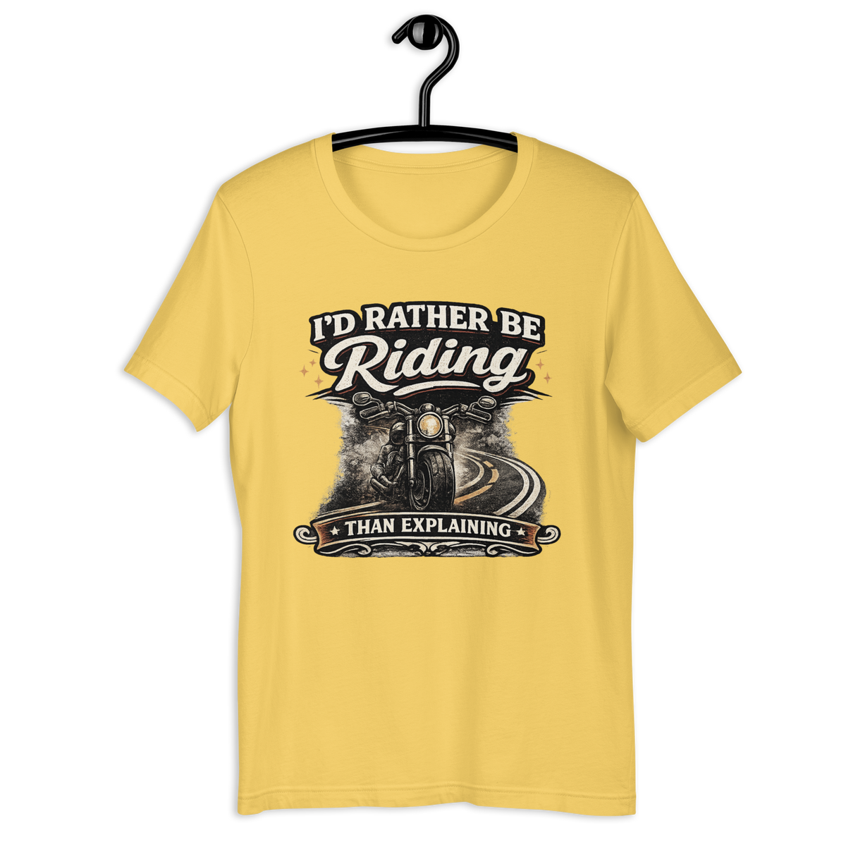 Biker motorcycle graphic t-shirt product image