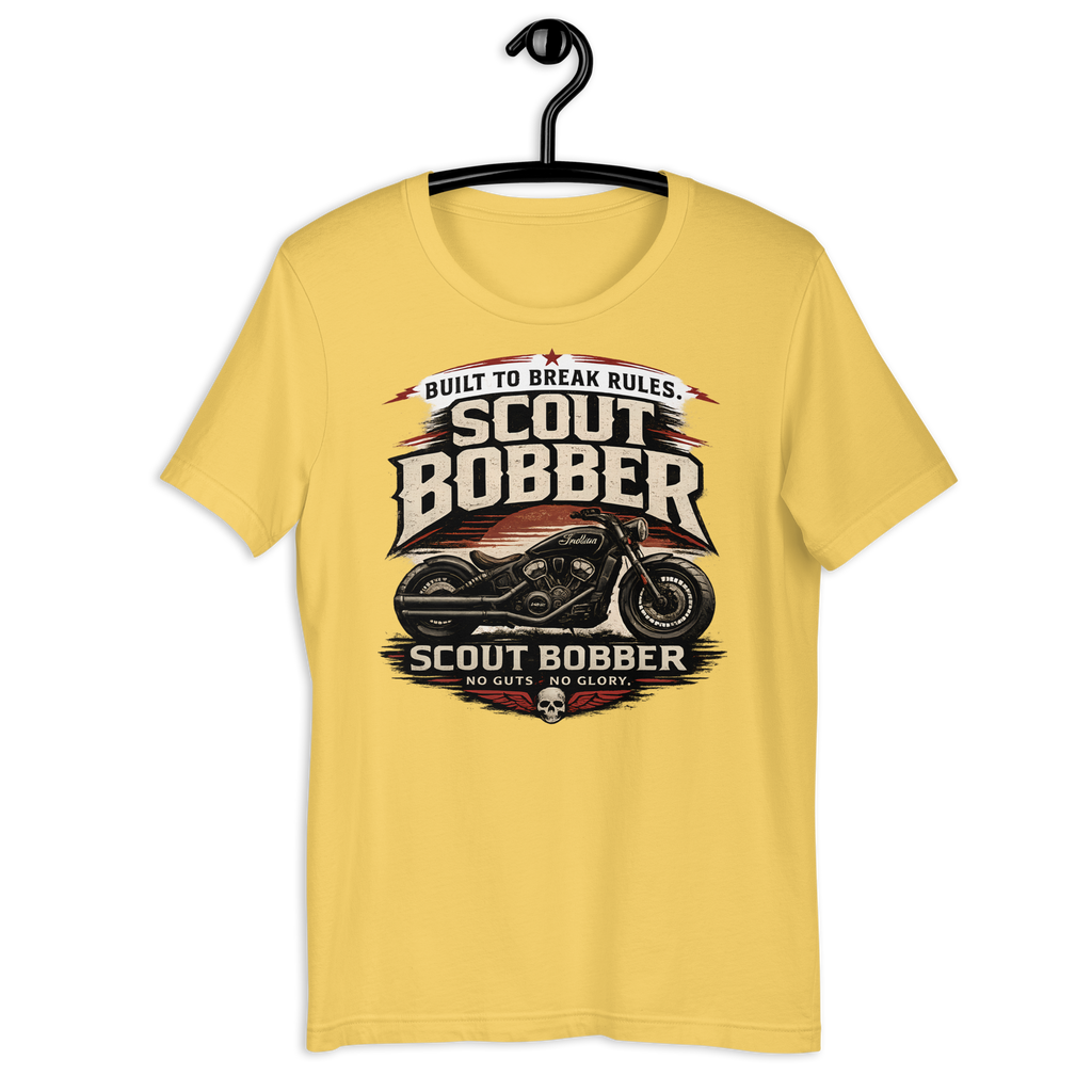 Biker motorcycle graphic t-shirt product image