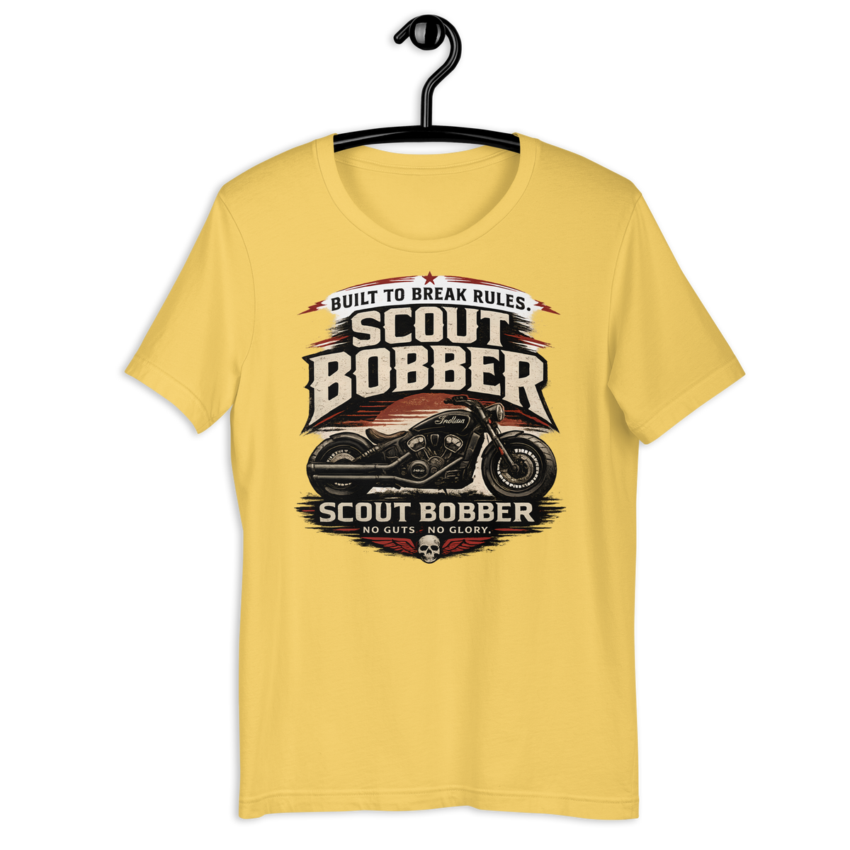Biker motorcycle graphic t-shirt product image